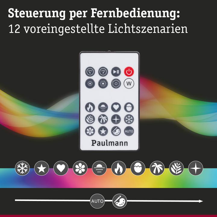 Immagine prodotto Paulmann Tubo flessibile EntertainLED Nero Neon (RGB, 300 cm, Interno)