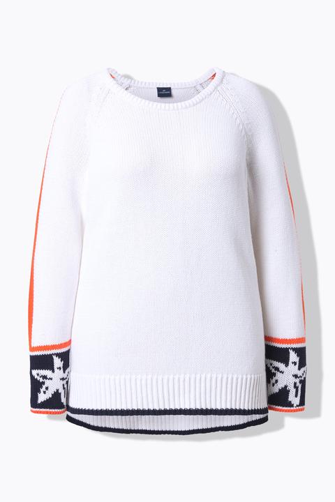 Produktbild Laurasøn Strickpullover mit Jacquard, Rundhalsausschnitt (44, 46)