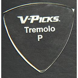 V-Picks V-Pick Tremolo Pointed Mandolin Pick (1 mm), Plektrum, Transparent
