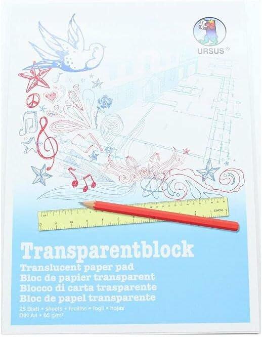 Produktbild Folia Transparent-Papier-Blöcke (80 g/m², 25x)