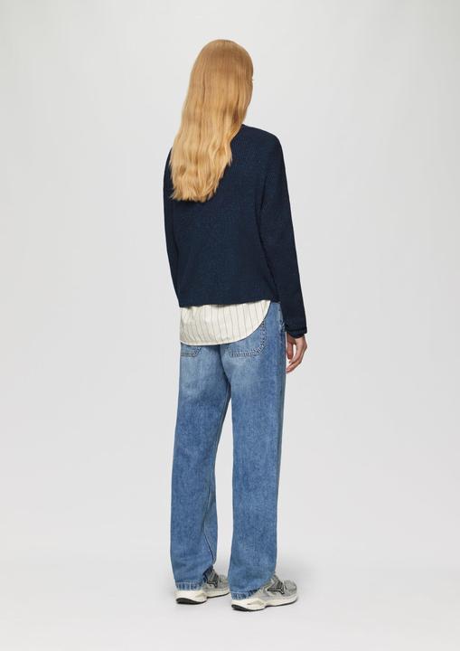 Immagine prodotto S.Oliver T-Shirt Ripppulli mit leichtem Glitzereffekt und überschnittenen Schultern (L)