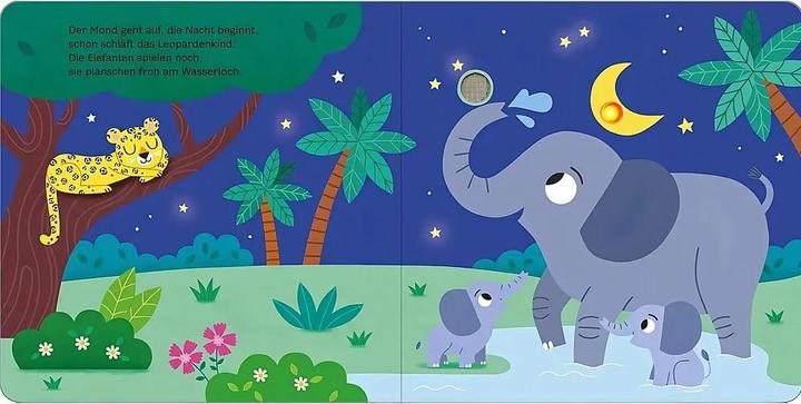 Immagine prodotto Mein blinkendes Soundbuch – Nachts im Dschungel (Tedesco)