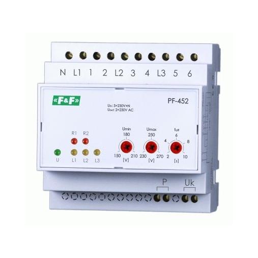 F&R Automatischer Phasenwechsler mit 400-V-Phasenspannungsausgang, Relais