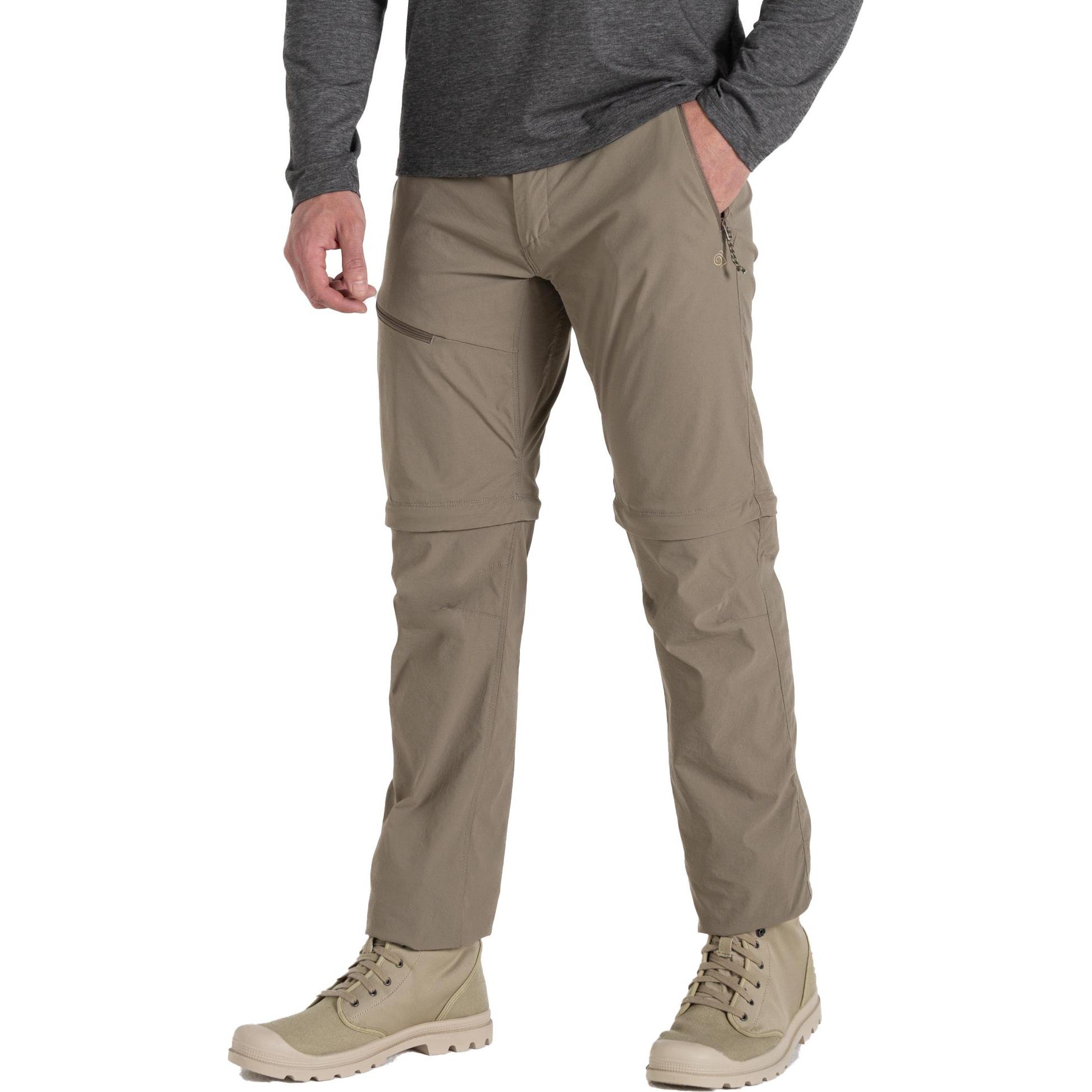 Craghoppers, Herren, Outdoorhose, NosiLife Pro Convertible Trouser III Long (L), Grau, L