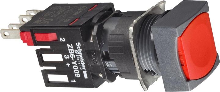 Actual product image Schneider Electric Pushbutton, red Ř 16, flat, o. XB6CA45B