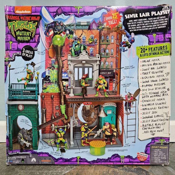 Immagine prodotto Boti Tartarughe Ninja : Teenage Years playset Quartier général