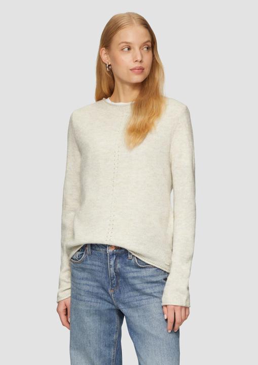 Immagine prodotto S.Oliver Strickpullover Weicher Strickpullover mit Ajour-Detail (XXL)