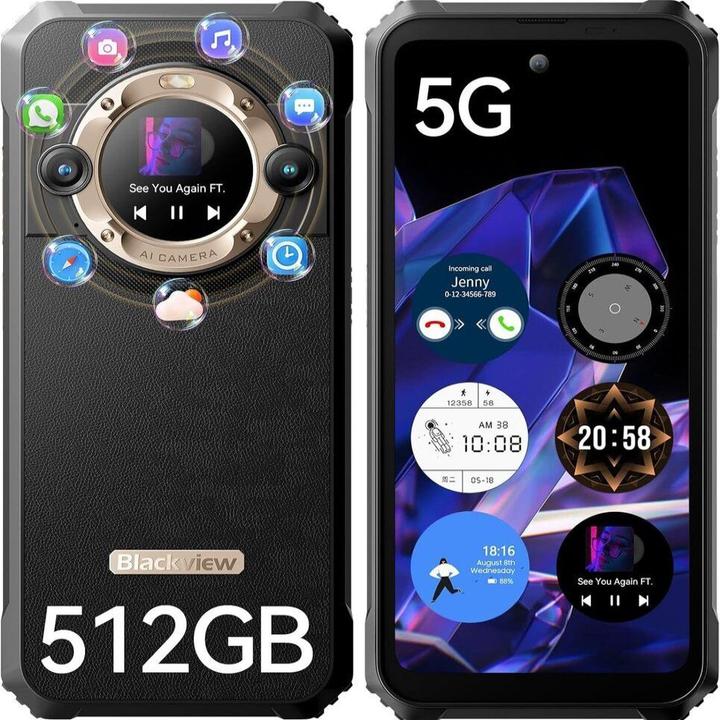 Image du produit Blackview Smartphone BL9000 5G 12/512 (Gold) (512 Go, Or, Double SIM hybride, 4G)