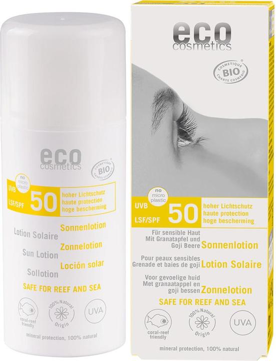Actual product image Eco Cosmetics Sun Lotion (Sun lotion, SPF 50, 100 ml)