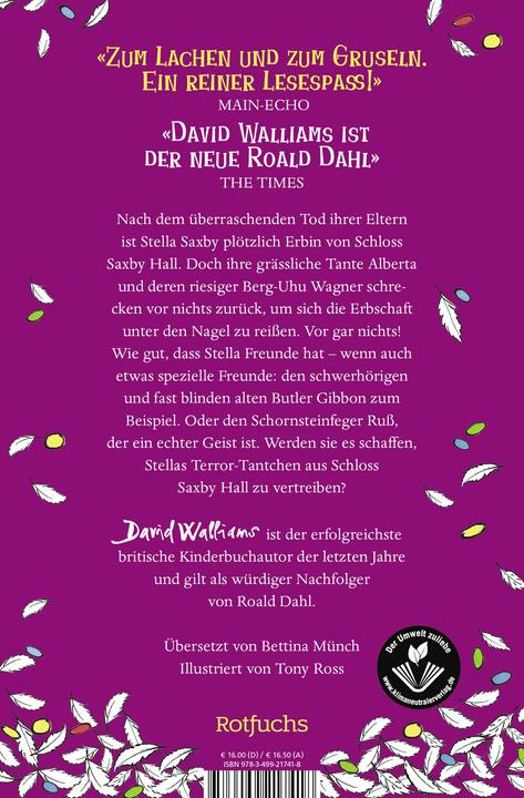 Nutritional values and ingredients Rotfuchs Terror-Tantchen (German, David Walliams, Tony Ross, Bettina Münch, 2024)
