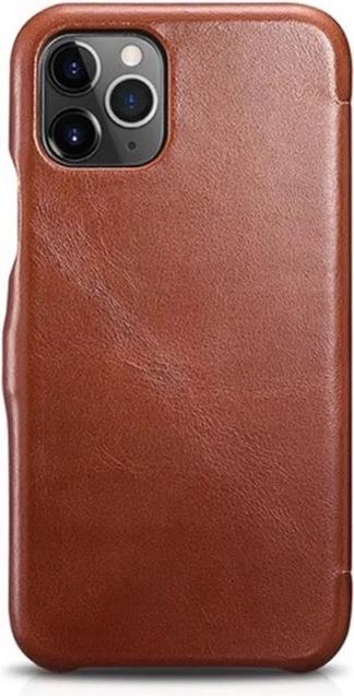 Produktbild iCarer iPhone 11 Pro (5.8) Case Vintage Series Side-open(metal clip in the front) Brown (Apple iPhone 11 Pro)