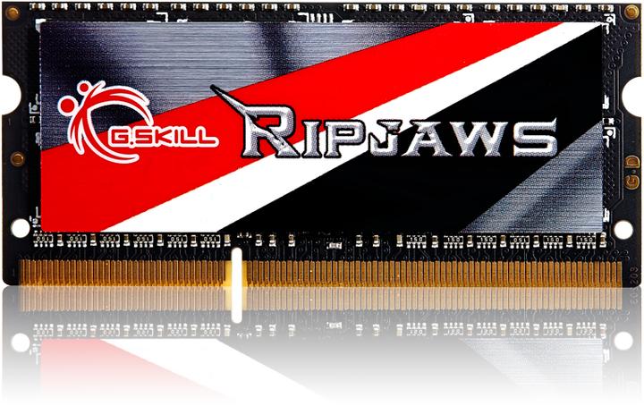 Produktbild G.Skill Ripjaws DDR3 4 GB 1600 MHz CL9 SO-DIMM 1,35 V (1 x 4GB, 1600 MHz, DDR3-RAM, SO-DIMM)