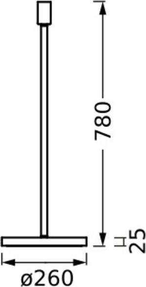 Actual product image Ledvance LEDV floor lamp (E27)