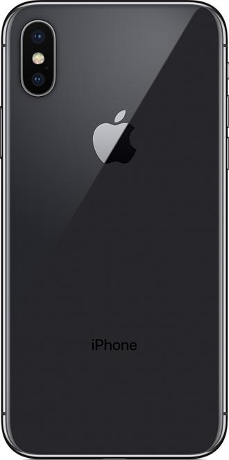 Actual product image Apple iPhone X (64 GB, Space Grey, 5.80", 12 Mpx, Single SIM)