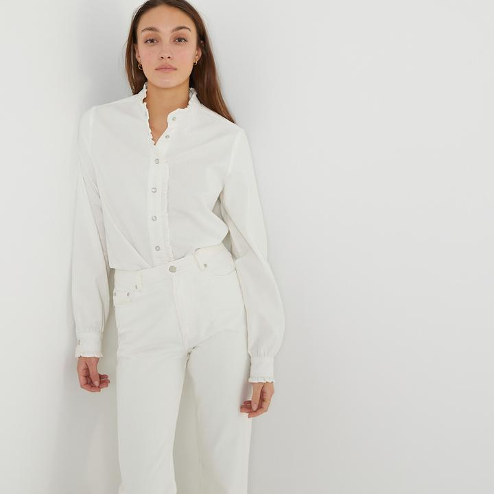 Produktbild La Redoute Collections Langärmelige Jeansbluse (46)