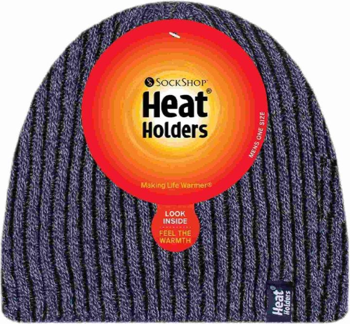 Actual product image Heat Holders Outdoor Winter Beanie Strickmütze mit Fleece Gefüttert (One size)