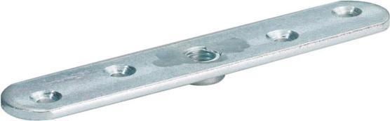 Actual product image HBS Screw-on plate for sliding gates - for type 10