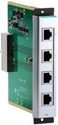 Actual product image Moxa CM-600-4TX - Fast Ethernet interface module with 4 10100BaseT(X) ports, RJ45 connections (4 ports)