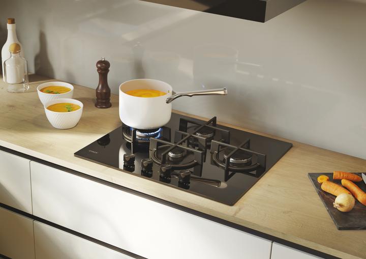 Actual product image Candy Moderna CVG6DTB Black Cooktop