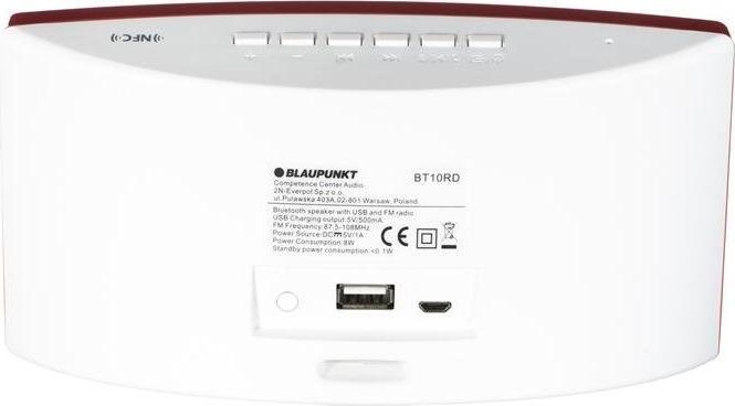 Actual product image Blaupunkt BT10RD Portable Speaker (4 h)