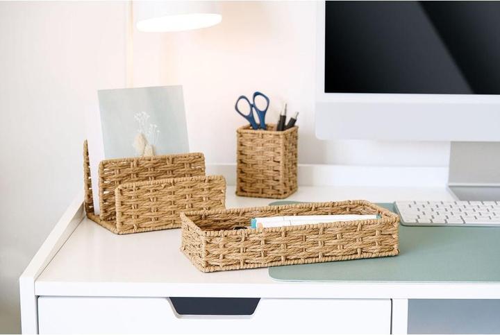 Actual product image Zeller Present Utensilien-Organizer, Papiergeflecht