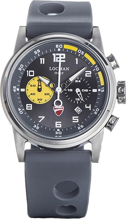 Locman Italy Herrenuhr Ducati Chrono Ref. D105A07S (Chronograph, 42 mm)