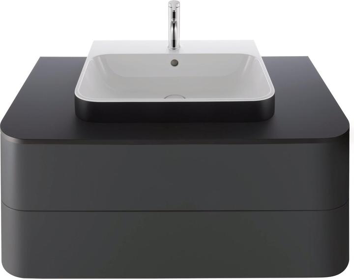 Actual product image Duravit Happy D.2 Plus Vanity unit for wall-mounted console, 1000x550 mm, 2 drawers, for furniture w (100 x 55 x 106 cm)