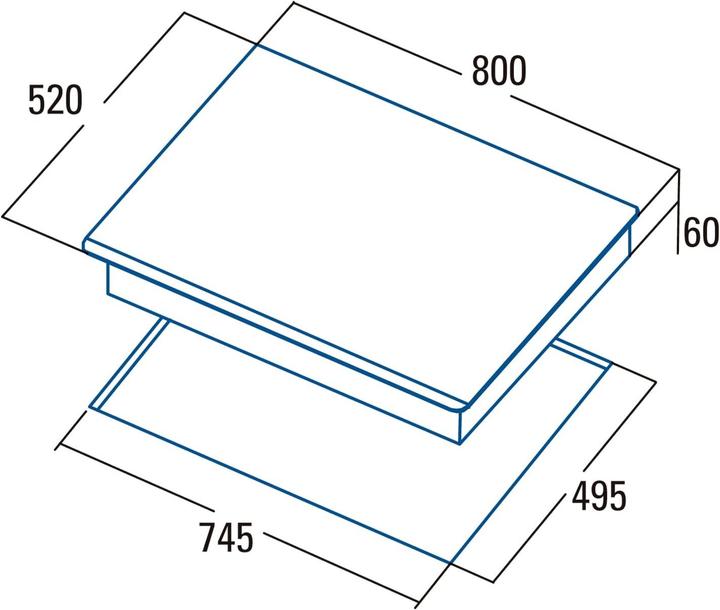 Image du produit Cata IDF 8021 Pro BK (80 cm, Table de cuisson à induction)