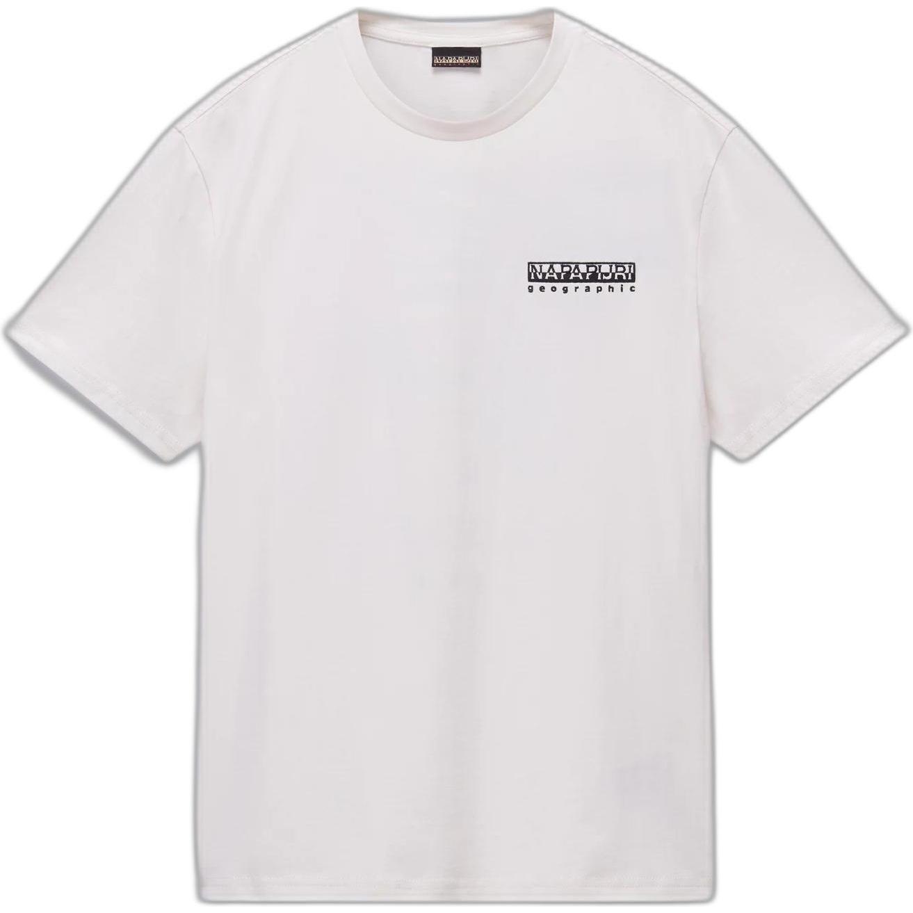 Napapijri, Herren, Shirt, S-Vignoni Back SS, Weiss, (L)