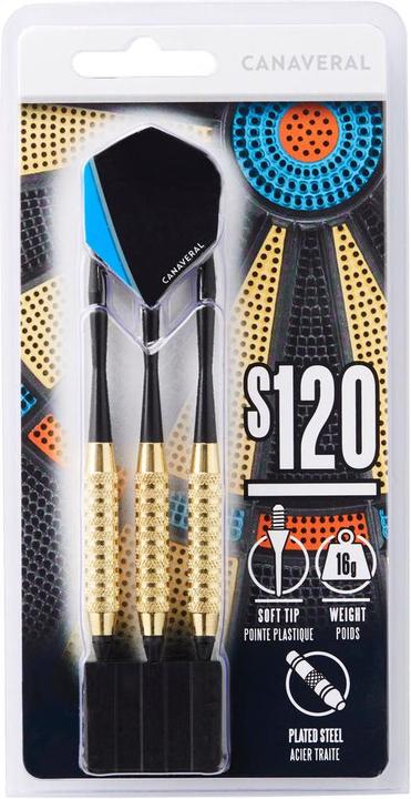 Image du produit Canaveral Dart S120 fléchettes souples pack de 3 pointes en plastique