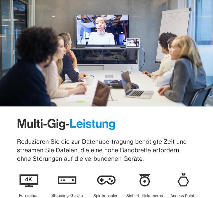 Produktbild Linksys Switch PoE Non Gestito Multi-Gig 2.5G a 5 Porte (5 Ports)