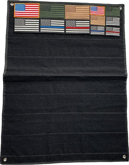 Charlie Mike Klett-Paneel MEDIUM VELCRO PANEL, black