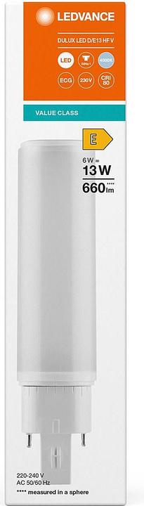 Immagine prodotto Ledvance Lampada compatta a LED (G24q-1, 6 W, 660 lm, 1 x, E)