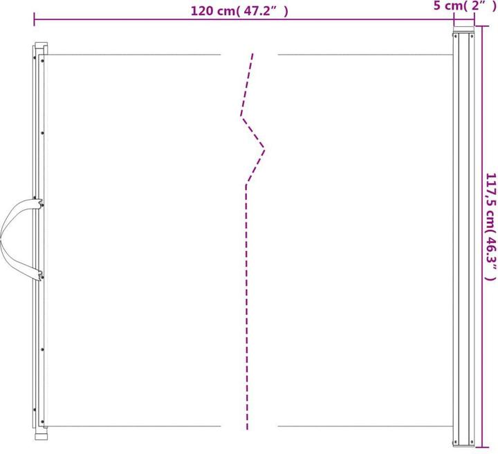 Actual product image vidaXL einziehbares Haustiergitter