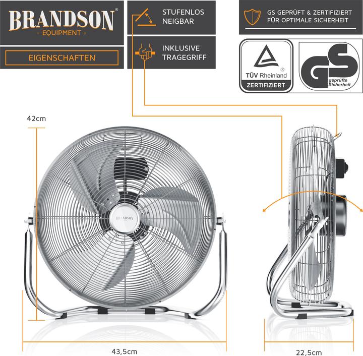 Image du produit Brandson Machine à vent (76 dB)