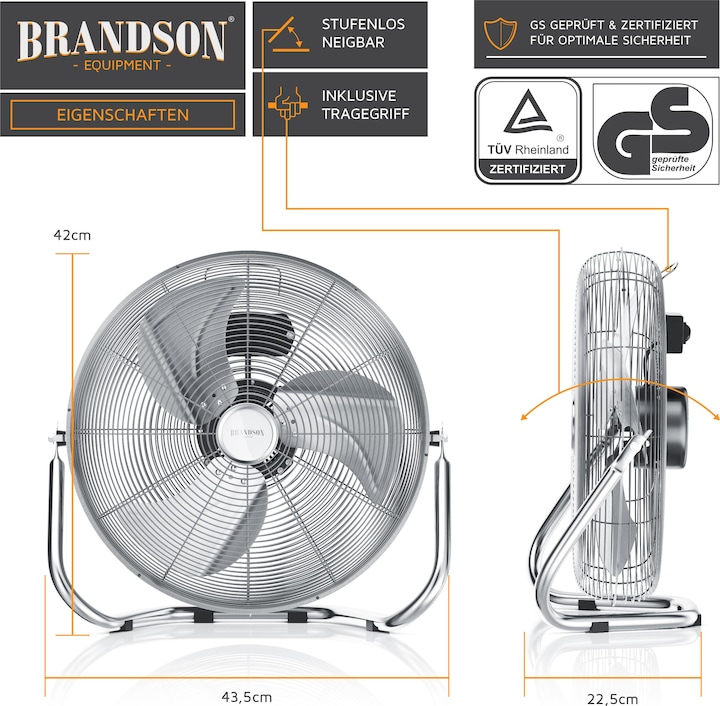 Image du produit Brandson Machine à vent (76 dB)