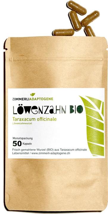 Produktbild Zimmerli Adaptogene Löwenzahnwurzel Kapseln (BIO) 50 Kapseln (1 Stück, Kapseln, 25 g)