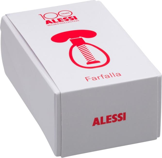 Actual product image Alessi Nutcracker FARFALLA silver-coloured