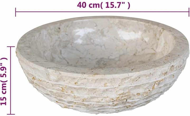 Immagine prodotto vidaXL Becken (400 mm, 400 mm)