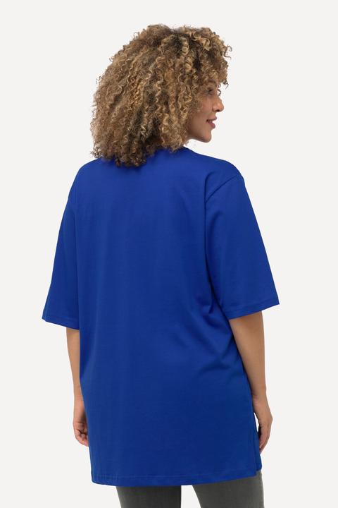 Image du produit Ulla Popken T-shirt coupe Relaxed Fit, décolleté en V et manches courtes (42, 44)