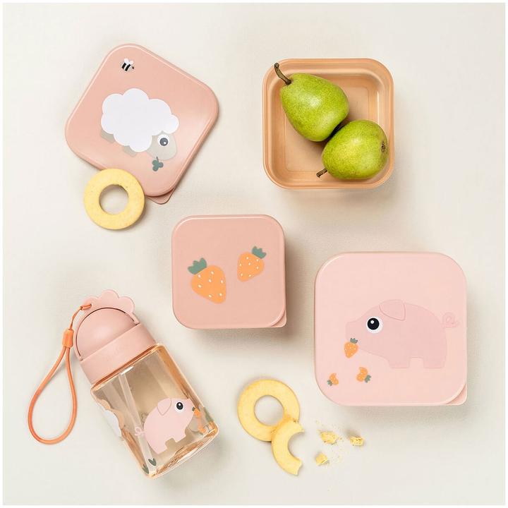 Produktbild Done by Deer Nahrungsbehälter & Portionierer 3-tlg. Snackboxen-Set - Tiny Farm - Powd