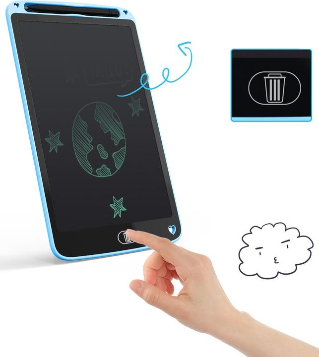 Immagine prodotto I Am Creative Magische LCD Schreibtafel Wiederverwendbares Zeichenbrett Maltafel mit Zauberstift