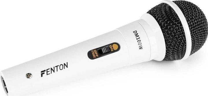 Actual product image Fenton Microphone DM100W White