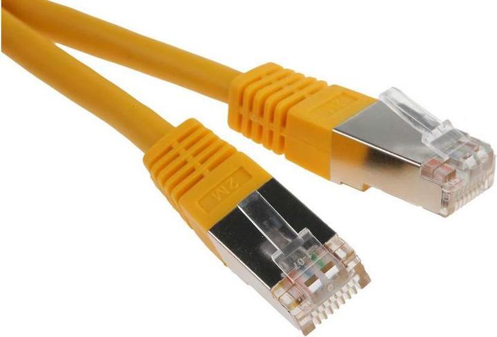 Produktbild RS PRO Patchkabel Kat.6 S/FTP gelb 2m (S/FTP, CAT6, 2 m)