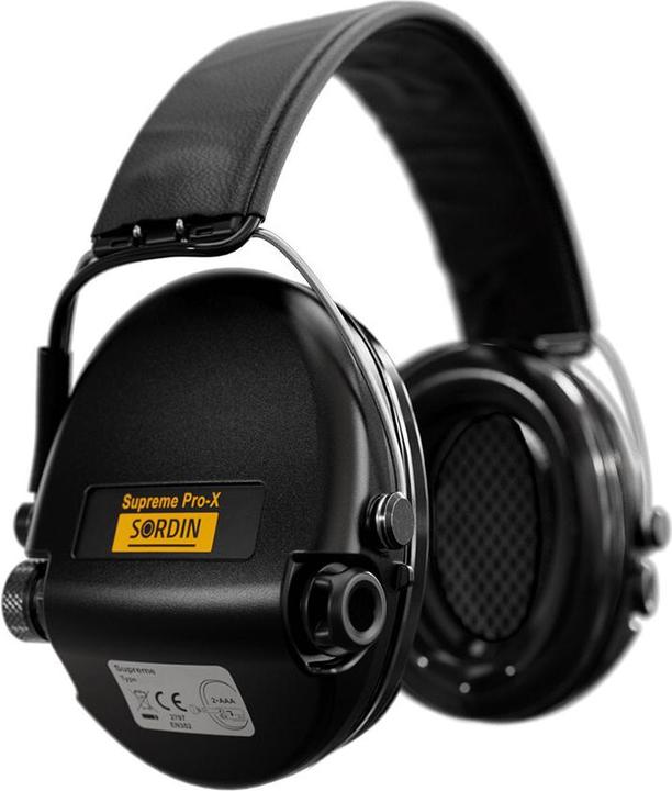 Actual product image Sordin Supreme Pro X with leather strap and foam cushion (1x)