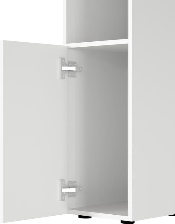 Produktbild VCM Nachtschrank | Masse ca. H. 90 x B. 30 x T. 35 cm | Beistelltisch mit Drehtühr | Nachttisch - Narila (30 x 35 x 90 cm)