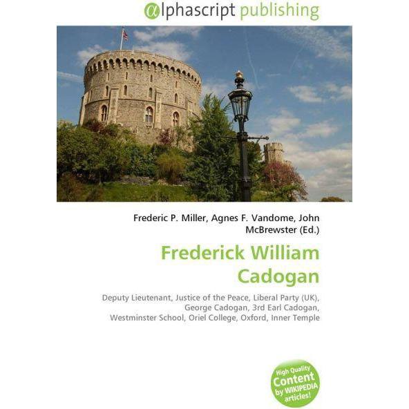 Frederick William Cadogan, Fachbücher