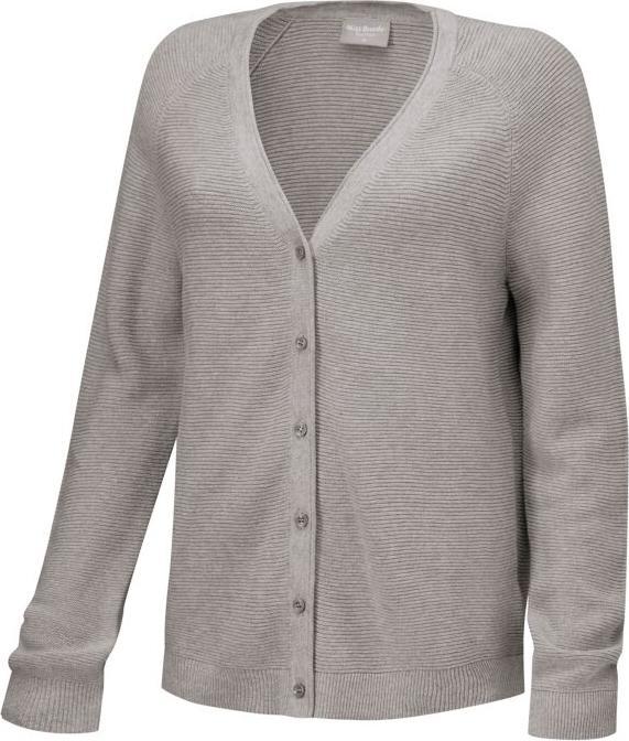 Produktbild Miss Beverly Strickjacke mit Rippstruktur, V-Ausschnitt (XXL)