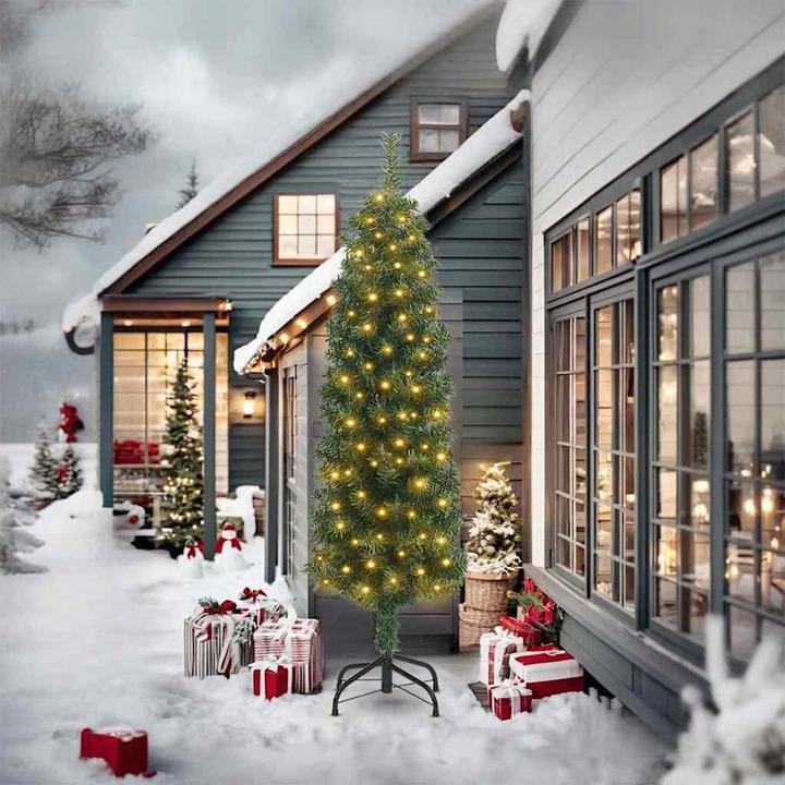 Actual product image vidaXL Schlanker Weihnachtsbaum (240 cm)