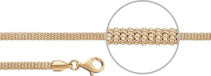 Produktbild Der Kettenmacher Koreanerarmband Gold (19 cm, Silber)